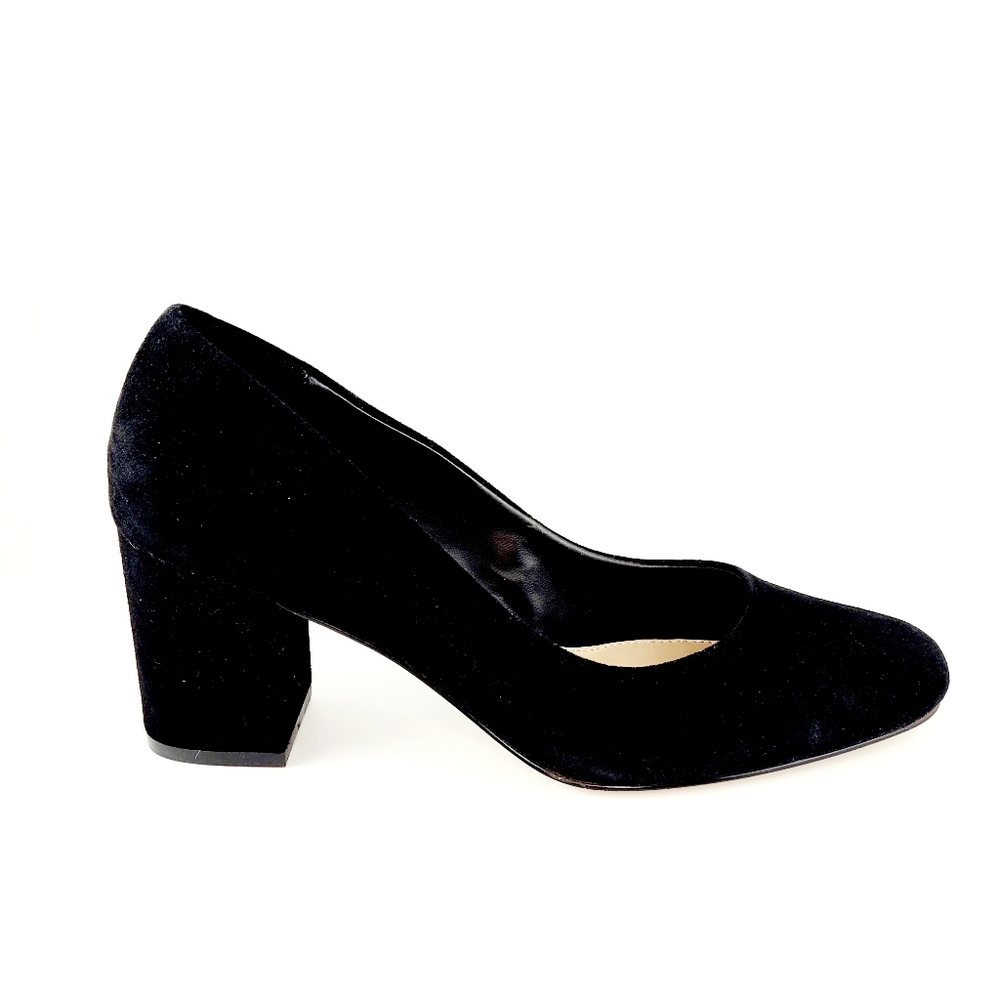 GAP heels Black suede size 9.5 women's